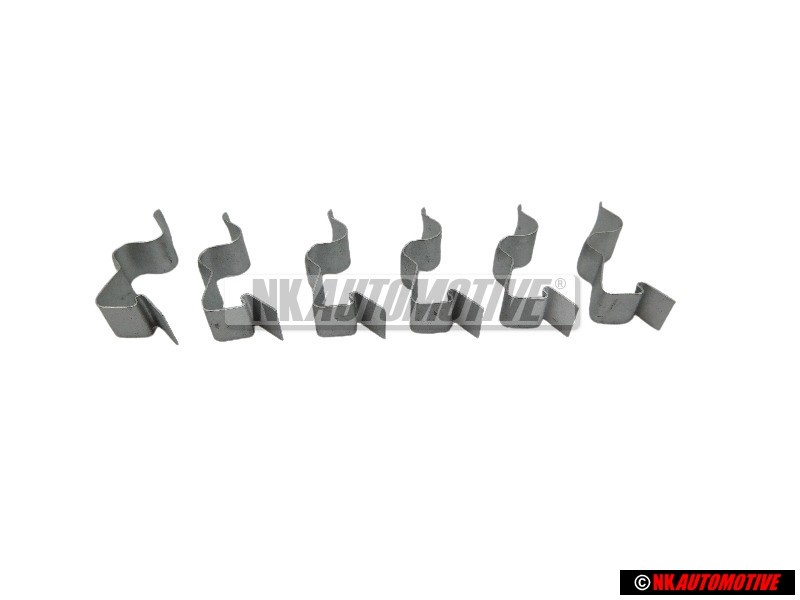 6x Original VW Heater Valve Cable Clip - 823819679