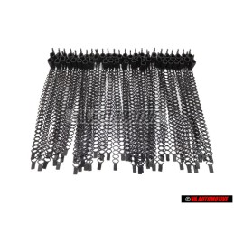 50x Original VW Cable Tie With Holder 10x187 - N 90643701