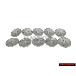 10x Original VW Under Tray Exhaust Heat Shield Retainer Clip - 441863987B