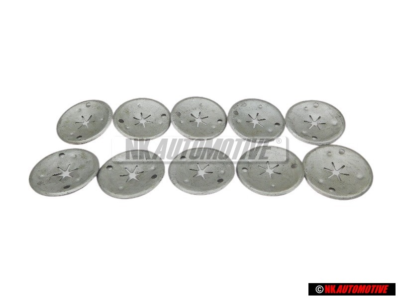 10x Original VW Under Tray Exhaust Heat Shield Retainer Clip - 441863987B