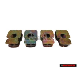 4x Original VW Fuel Pump Support Speed Nut - WHT002257