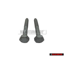 2x Original VW Rear Shock Absorber Lower Hexagon Bolt - N 90517304