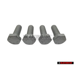 4x Original VW Rear Axle Stub Shaft Hexagon Bolt M10x32 - N 90877301