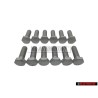12x Original VW Rear Axle Stub Shaft Hexagon Bolt M10x32 - N 90877301