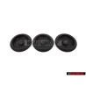 3x Original VW Floor Pan Underbody Rubber Plug Grommet Bung 40mm - 1K0899185