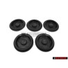 5x Original VW Floor Pan Underbody Rubber Plug Grommet Bung 40mm - 1K0899185