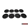 8x Original VW Floor Pan Underbody Rubber Plug Grommet Bung 40mm - 1K0899185