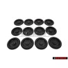 12x Original VW Floor Pan Underbody Rubber Plug Grommet Bung 40mm - 1K0899185