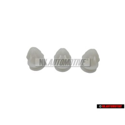 3x Original VW Side Moulding Trim Strip Clip Fastener - 191853585A