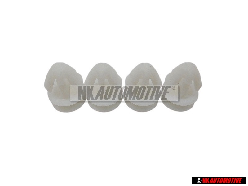 4x Original VW Side Moulding Trim Strip Clip Fastener - 191853585A