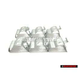6x Original VW Wheel Centre Hub Cap Retaining Clip Spring - 321601175C