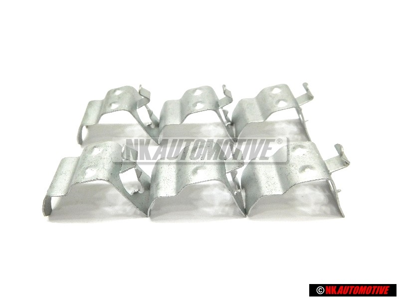 6x Original VW Wheel Centre Hub Cap Retaining Clip Spring - 321601175C