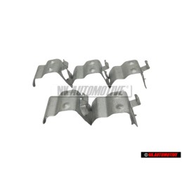 5x Original VW Wheel Centre Hub Cap Retaining Clip Spring - 321601175C