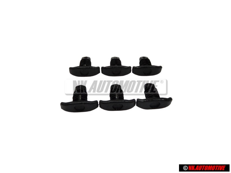 6x Original VW Clip - 251823717