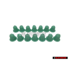 14x Original VW Side Moulding Trim Clip Grommet - 1H0853586