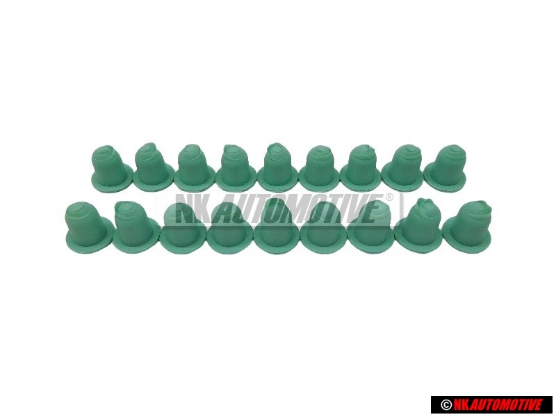 18x Original VW Side Moulding Trim Clip Grommet - 1H0853586