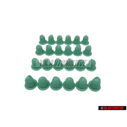 24x Original VW Side Moulding Trim Clip Grommet - 1H0853586