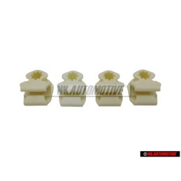 4x Original VW Retainer For Brake Pipe - 5Q0611797B