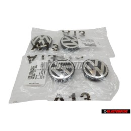 4x Original VW Alloy Wheel Centre Cap - 1J0601171 XRW