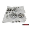 4x Original VW Alloy Wheel Centre Cap - 1J0601171 XRW
