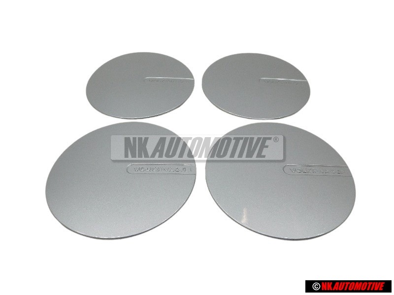 4x Original VW Hockenheim Wheel Rim Centre Hub Cap Cover - 191601149B