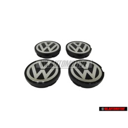 4x Original VW Alloy Wheel Centre Cap - 6N0601171 BXF