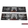 2x Original Audi Audi Sport License Plate Holder - 3291900100