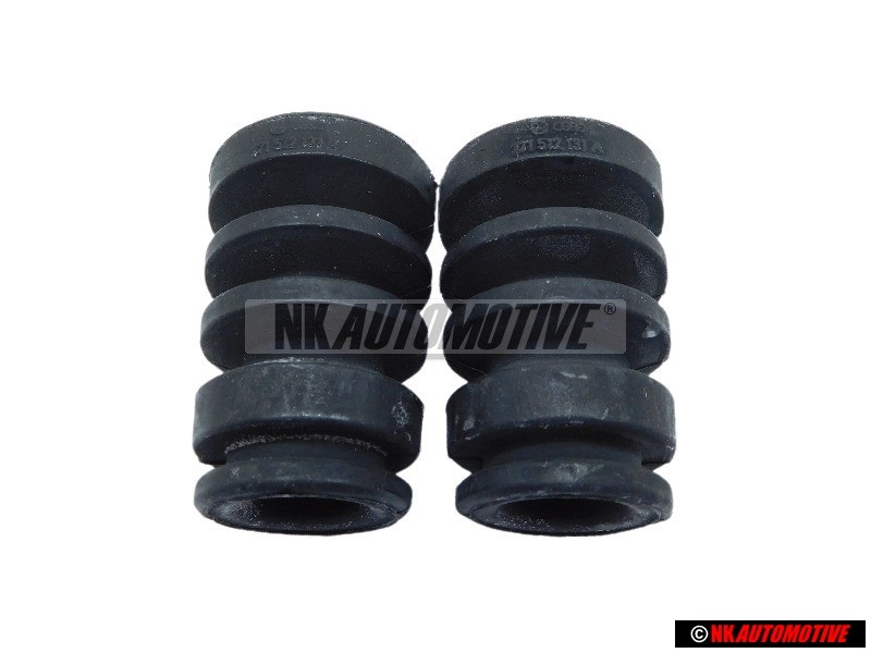 2x Original VW Rear Suspension Strut Stop Buffer 71mm - 171512131A