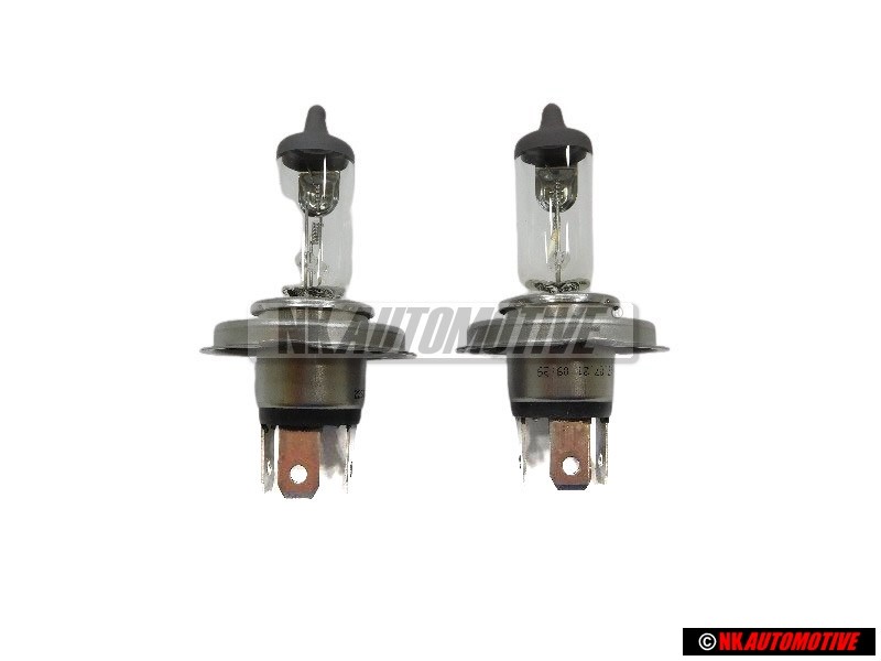2x Original VW "Halogen Bulb, Yellow Glass" - N 0177643