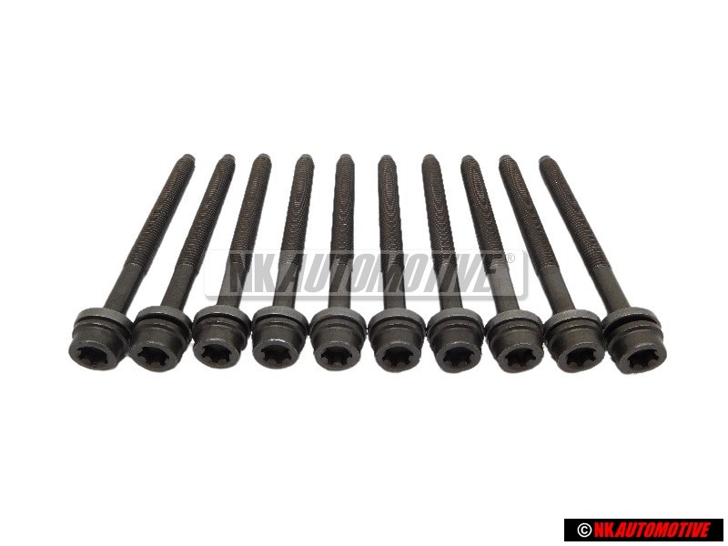 10x Original VW Socket Head Bolt - 06A103384C