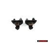 2x Original Audi Retainer For Sun Visor Black - 8W0857562A 4PK