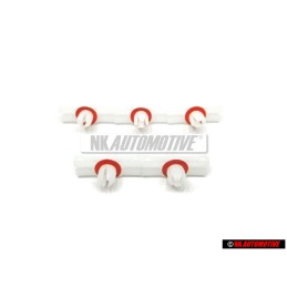 5x Original VW Upper Side Moulding Installation Clip - 113853585C