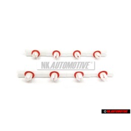 8x Original VW Upper Side Moulding Installation Clip - 113853585C