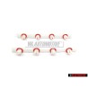 8x Original VW Upper Side Moulding Installation Clip - 113853585C