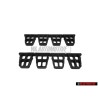 8x Original VW Big Bumper Bracket Securing Wedge Clip - 191807153