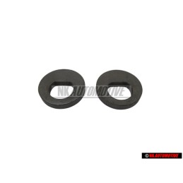2x Original VW Front Suspension Strut Eccentric Bolt Washer - 171407267