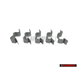 5x Original VW Heater Valve Cable Clip - 823819679