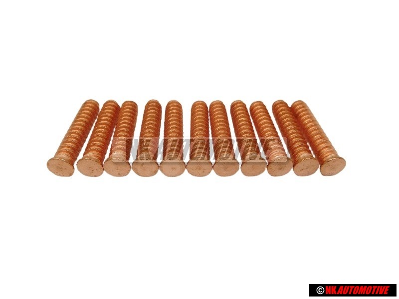 11x Original VW Weld Pin - N 90231601