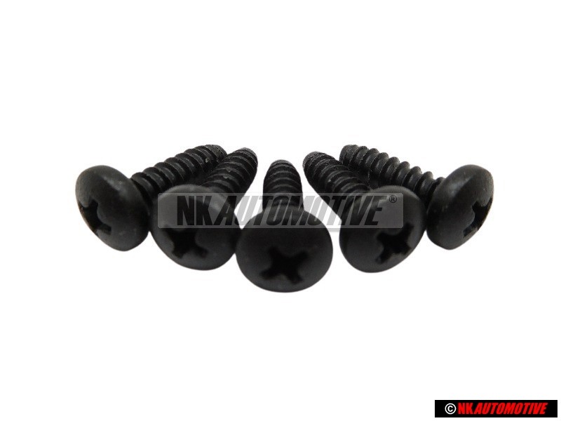 5x Original VW Oval Head Panel Screw - N 01396921