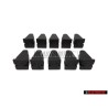 10x Original VW Front or Rear Bumper Retaining Clip - 535807538
