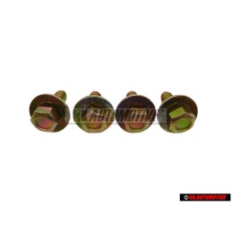 4x Original VW Hexagon Head Self Tap Bolt 6.5x21.5 - 311821143