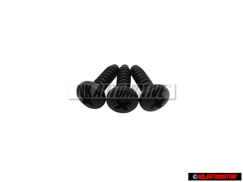 3x Original VW Oval Head Panel Screw - N 01396921