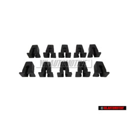 10x Original VW Clip Expanding Nut - 811807577C