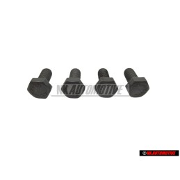 4x Original VW Hexagon Bolt M8x18 - N 01023929