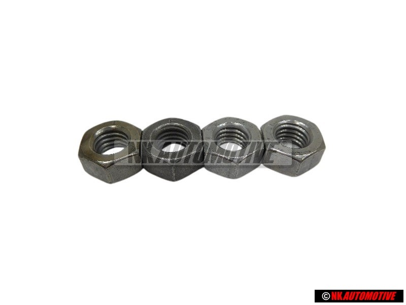 4x Original VW Hexagon Nut M8 - N 01100840