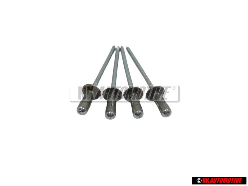 4x Original VW Pop Rivet - N 90576301