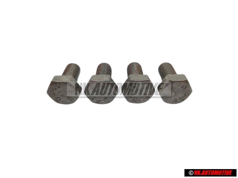 4x Original VW Hexagon Bolt M6x12 - N 01021226