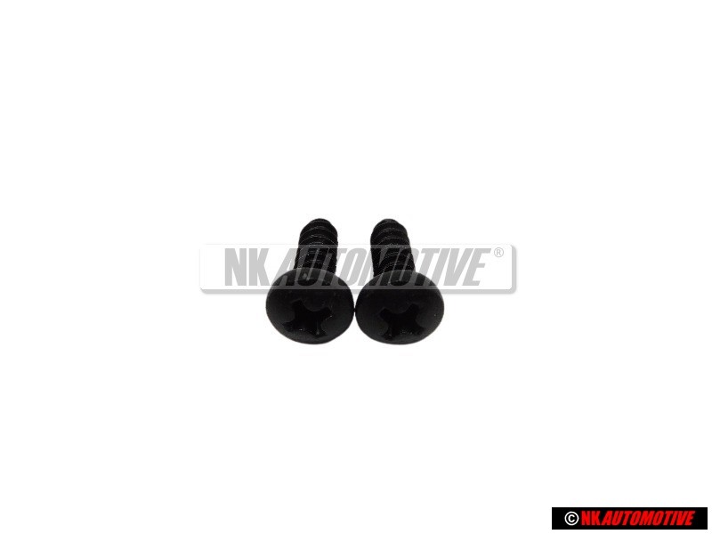 2x Original VW Oval Head Panel Screw 4.2x13 - N 01396626