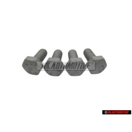 4x Original VW Hexagon Bolt M6x15 - N 01021527