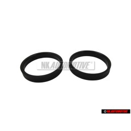 2x Original VW Underlay Satin Black - 357837595 01C